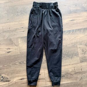 Aday Sunday Morning Women's
Jogger Pants Black With Drawstring Size XS
